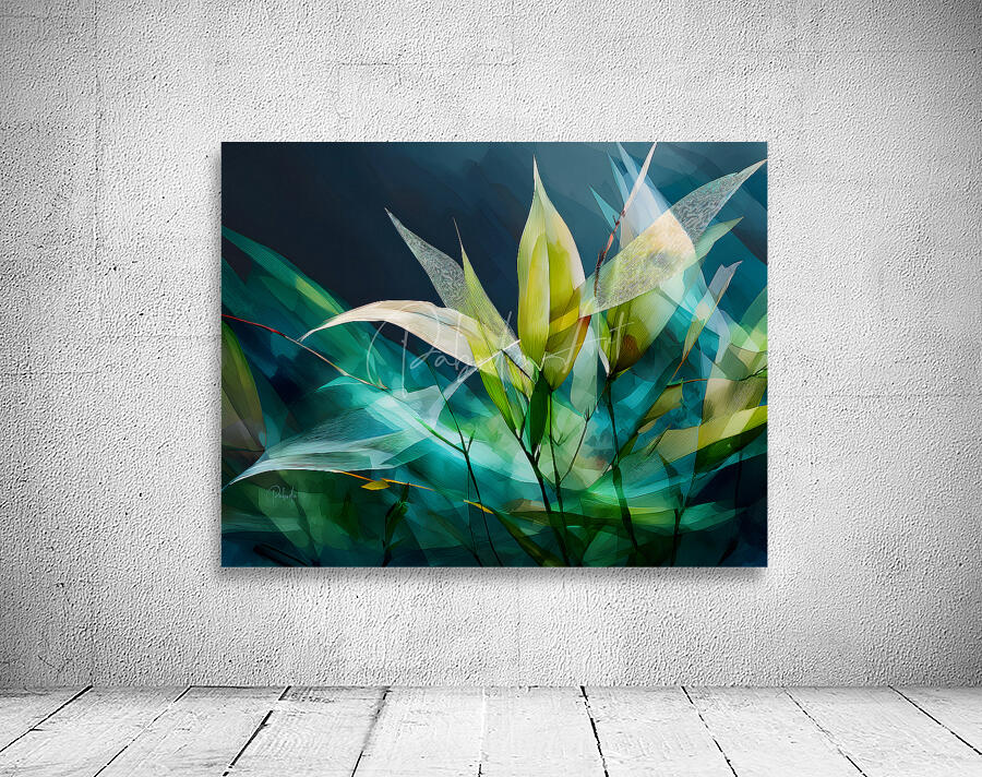 Geometric Bamboo Wall Preview