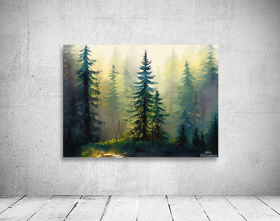 Fir Tree Forest by Pabodie Art