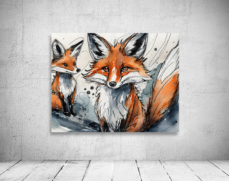 Foxy Friends by Pabodie Art
