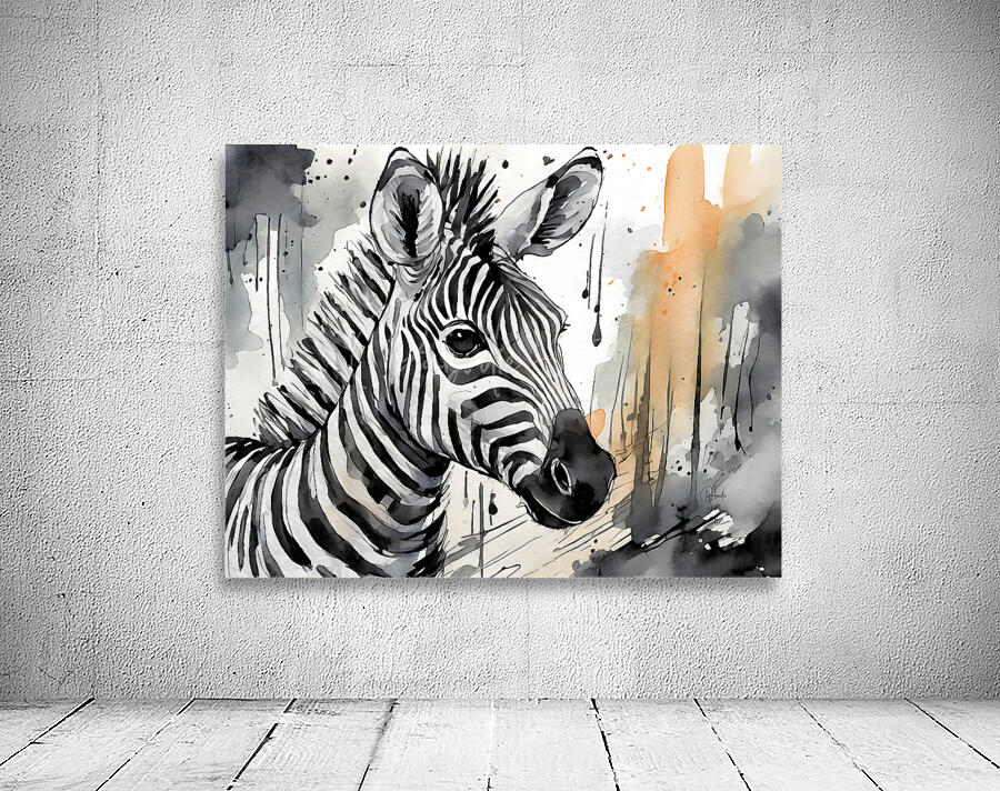 Zany Zebra by Pabodie Art