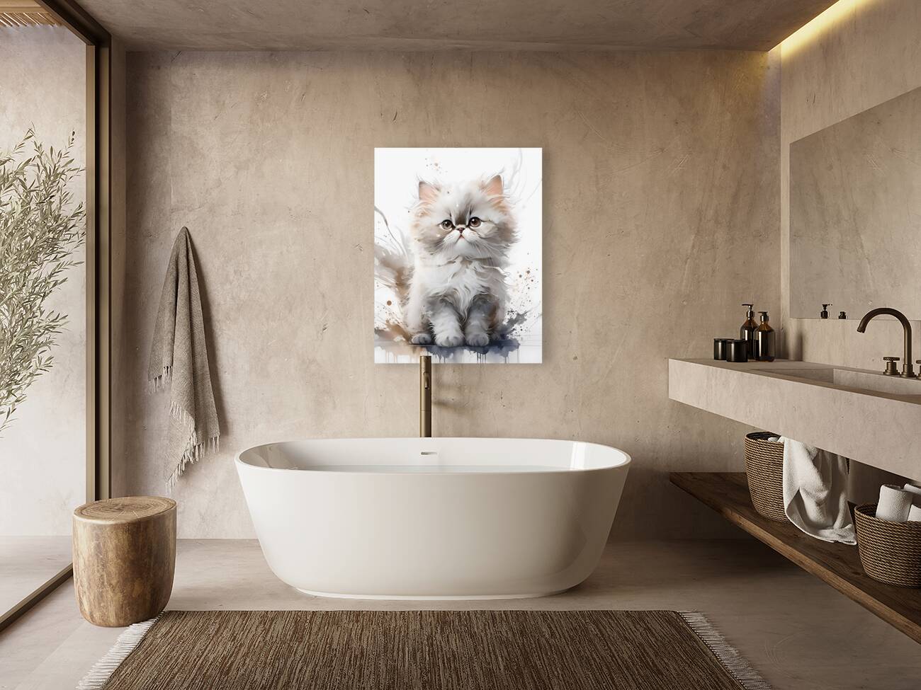 Seal Point Persian Kitten Reproduction