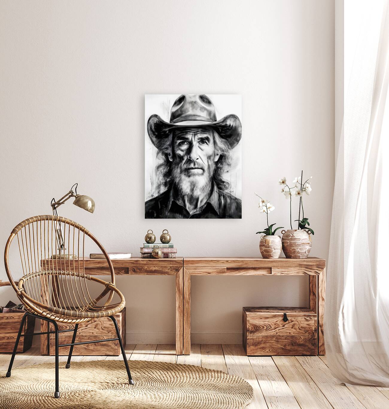 The Elder Cowboy Reproduction