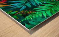 Tropical Leaves I Wood print